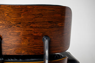 3rd Generation Eames Lounge Chair and Ottoman in Rosewood by Herman Miller