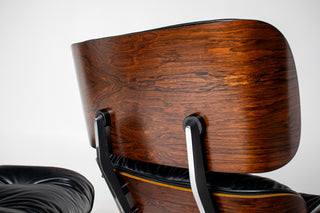 3rd Generation Eames Lounge Chair and Ottoman in Rosewood by Herman Miller