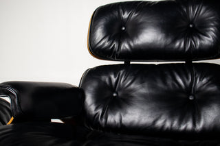 3rd Generation Eames Lounge Chair and Ottoman in Rosewood by Herman Miller