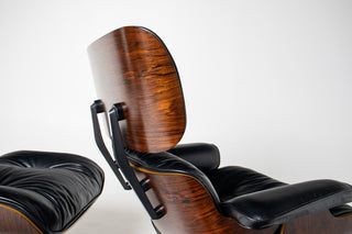 3rd Generation Eames Lounge Chair and Ottoman in Rosewood by Herman Miller
