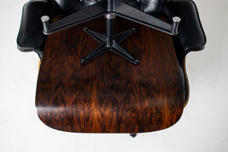 3rd Generation Eames Lounge Chair and Ottoman in Rosewood by Herman Miller