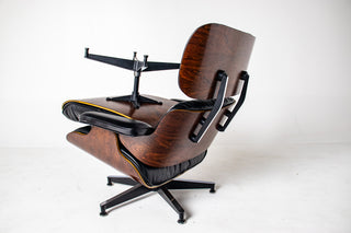 3rd Generation Eames Lounge Chair and Ottoman in Rosewood by Herman Miller