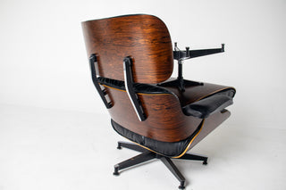 3rd Generation Eames Lounge Chair and Ottoman in Rosewood by Herman Miller