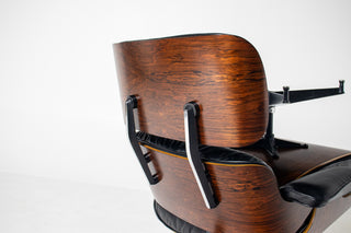 3rd Generation Eames Lounge Chair and Ottoman in Rosewood by Herman Miller