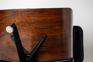 3rd Generation Eames Lounge Chair and Ottoman in Rosewood by Herman Miller