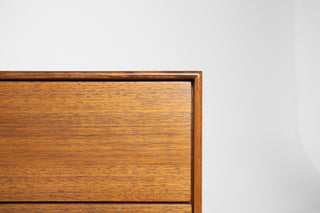 George Nelson Thin Edge Nightstand / Chest, Model 4701 for Herman Miller — Walnut
