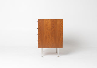 George Nelson Thin Edge Nightstand / Chest, Model 4701 for Herman Miller — Walnut