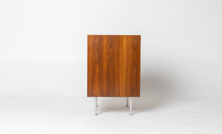 George Nelson Thin Edge Nightstand / Chest, Model 4701 for Herman Miller — Walnut