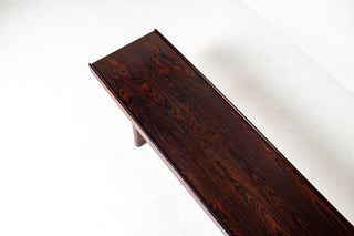 Torbjørn Afdal Extra Long Rosewood Krobo Bench, Norway, 1960s
