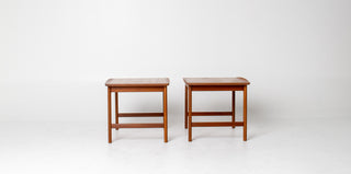 Pair of Dux Side Tables by Folke Ohlsson in Teak, Circa 1960s