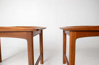 Pair of Dux Side Tables by Folke Ohlsson in Teak, Circa 1960s