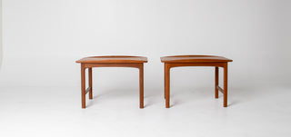 Pair of Dux Side Tables by Folke Ohlsson in Teak, Circa 1960s