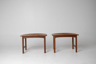Pair of Dux Side Tables by Folke Ohlsson in Teak, Circa 1960s