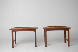 Pair of Dux Side Tables by Folke Ohlsson in Teak, Circa 1960s