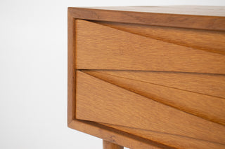 Nightsand by Niels Clausen in Oak, Circa 1960's