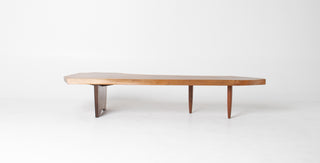George Nakashima Conoid Coffee Table – English Walnut with Rosewood Butterfly, Circa 1960s