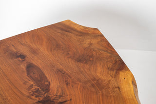 George Nakashima Conoid Coffee Table – English Walnut with Rosewood Butterfly, Circa 1960s
