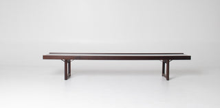 Torbjørn Afdal Extra Long Rosewood Krobo Bench, Norway, 1960s