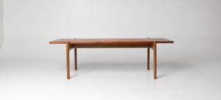 Hans Wegner Flip Top Coffee Table for Johannes Hansen – Teak, Oak, and Black Laminate
