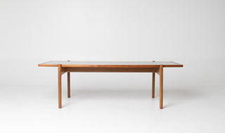 Hans Wegner Flip Top Coffee Table for Johannes Hansen – Teak, Oak, and Black Laminate