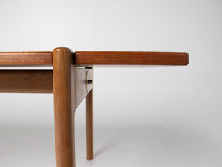 Hans Wegner Flip Top Coffee Table for Johannes Hansen – Teak, Oak, and Black Laminate