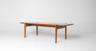 Hans Wegner Flip Top Coffee Table for Johannes Hansen – Teak, Oak, and Black Laminate
