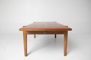 Hans Wegner Flip Top Coffee Table for Johannes Hansen – Teak, Oak, and Black Laminate