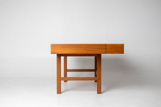Peter Lovig Mid Century Danish Teak Flip Top Desk