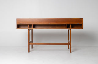 Peter Lovig Mid Century Danish Teak Flip Top Desk
