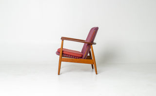 Arne Vodder for Bovirke Armchair in Oak and Teak