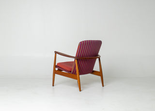 Arne Vodder for Bovirke Armchair in Oak and Teak