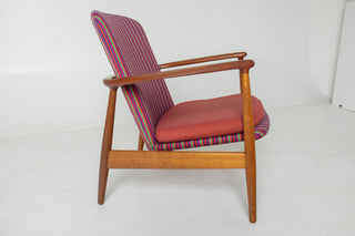 Arne Vodder for Bovirke Armchair in Oak and Teak