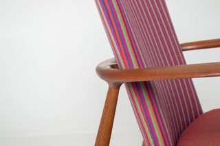 Arne Vodder for Bovirke Armchair in Oak and Teak