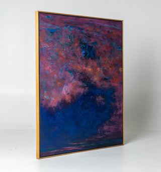 “Out From Tigelman’s Island” Painting by Steven Barbash,  1968 Oil on Canvas