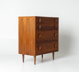 Stanley Young for Glenn of California Walnut Tall Dresser