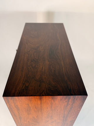 George Nelson Thin Edge Tall Dresser in Rosewood by Herman Miller – Mid‑Century Modern Masterpiece