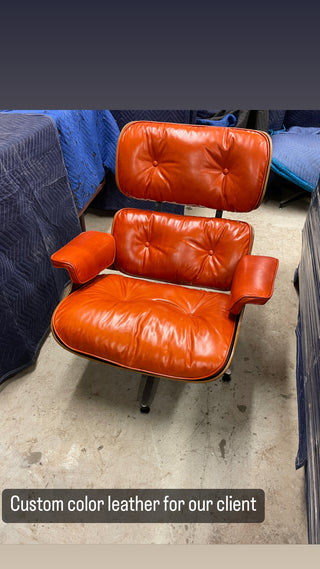 Full Replacement of Eames Lounge Chair Cushions Including Arms and Ottoman