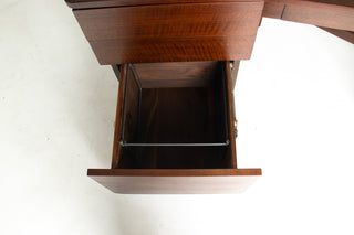 Bertha Schaefer Sculptural Walnut Desk for M. Singer & Sons, 1950s