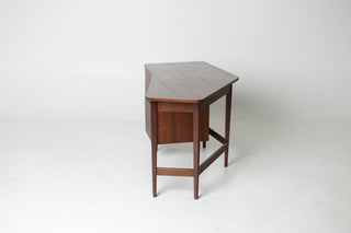 Bertha Schaefer Sculptural Walnut Desk for M. Singer & Sons, 1950s