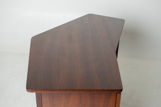 Bertha Schaefer Sculptural Walnut Desk for M. Singer & Sons, 1950s