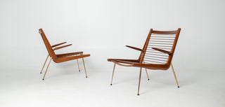 Pair of Boomrange Chairs by Peter Hvidt