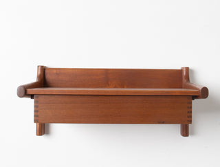 Børge Mogensen Solid Teak Floating Shelf