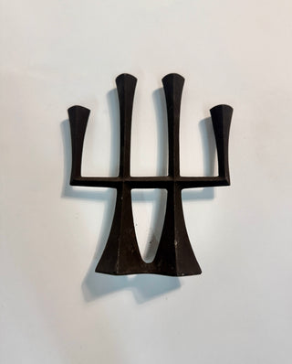 Pair of Jens Quistgaard Iron Candlesticks or Candleabra