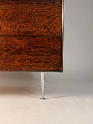 George Nelson Thin Edge Tall Dresser in Rosewood by Herman Miller – Mid‑Century Modern Masterpiece