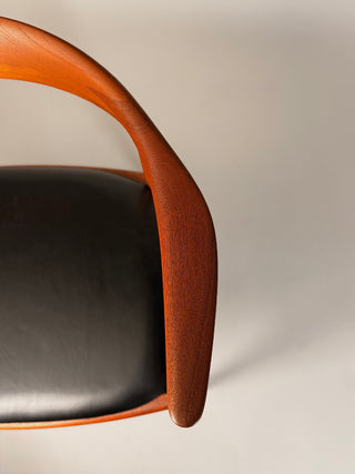 Set of 4 Round Chairs by Hans J. Wegner for Johannes Hansen – Denmark, 1950