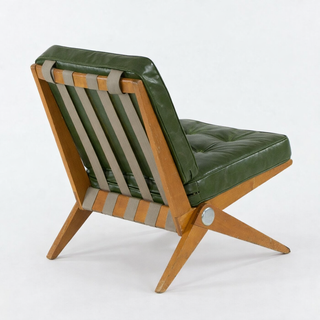 In Process: Pair of Pierre Jeanneret"Scissors" Lounge Chairs for Knoll