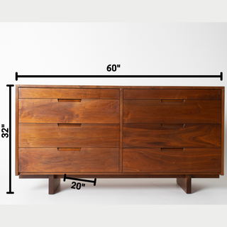 George Nakashima Studio Craft 8 Drawer Dresser