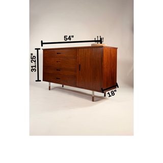 Jack Cartwright Walnut Credenza  for Founders