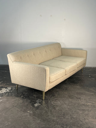 Edward Wormley Sofa with Brass legs for Dunbar