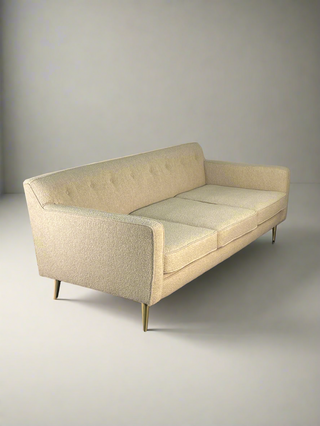 Edward Wormley Sofa with Brass legs for Dunbar